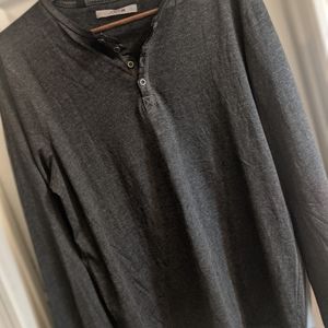 New Joe's Jeans long Sleeve Mens Henley